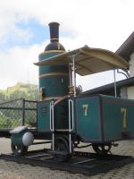 073 auf der Rigi - Modell der Lok 7