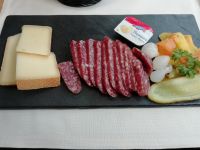 Unser Mittag im Glacier-Express