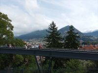 Lugano, Blick vom Bahnhof auf die Stadt
