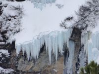 003 Fahrt nach Pontresina -  Eisfall