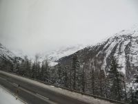 012 Fahrt mit dem Bernina-Express - Blick zum Morteratschgletscher
