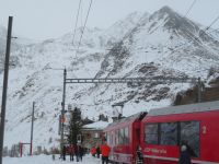 020 Fahrt mit dem Bernina-Express - Stopp an der Alp Grüm