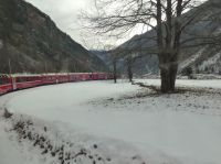 042 Fahrt mit dem Bernina-Express - Kreisviadukt in Brusio