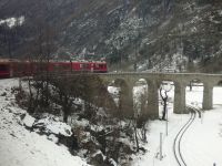 046 Fahrt mit dem Bernina-Express - Kreisviadukt in Brusio