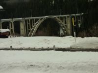 096 Fahrt mit der Arosa-Bahn von Chur nach Arosa - das Langwieser-Viadukt