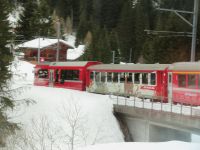 129 Fahrt mit der Arosa-Bahn von Arosa nach Chur