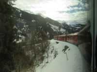 137 Fahrt mit der Arosa-Bahn von Arosa nach Chur