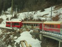 142 Fahrt mit der Arosa-Bahn von Arosa nach Chur