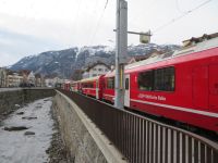 144 Fahrt mit der Arosa-Bahn von Arosa nach Chur