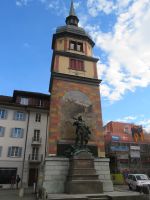 204 Fahrt von  Andermatt nach Sarnen - Stopp am Tell-Denkmal in Altdorf