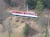 346.1 Die Rigi-Bahn oberhalb von Vitznau