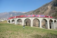 Der Zug Richtung Chur