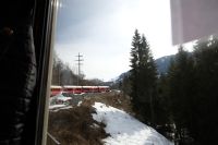 Auf der Fahrt nach Arosa