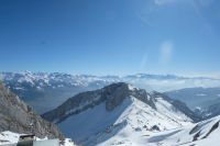 Blick vom Pilatus zu Eiger und Jungfrau