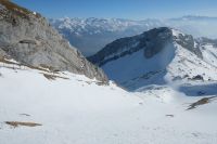 Der verschneite Weg der Pilatusbahn