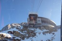 Blick zurSeilbahneinfahrt auf dem Pilatus