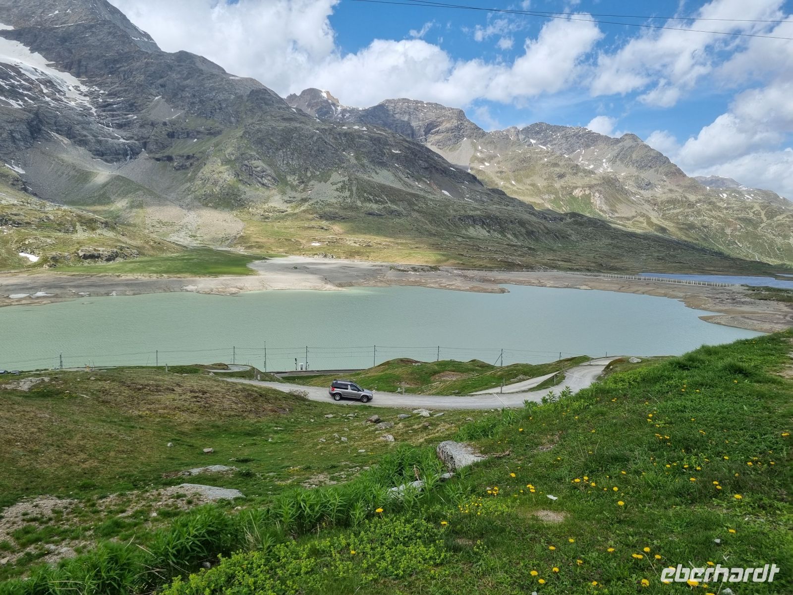 Bernina-Pass - Blick zum Lago Bianco