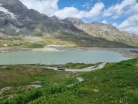 Bernina-Pass - Blick zum Lago Bianco