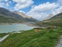 Bernina-Pass - Blick zum Lago Bianco