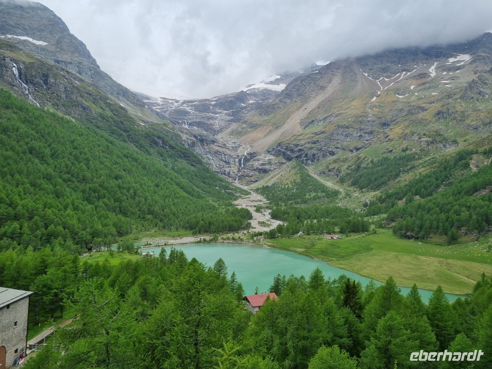 Fahrt mit dem Bernina-Express... (Palü-See)