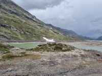 Fahrt mit dem Bernina-Express... (Lago Bianco)