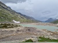 Fahrt mit dem Bernina-Express... (Lago Bianco)