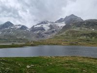 Fahrt mit dem Bernina-Express... (Lej Nair - Schwarzer See)