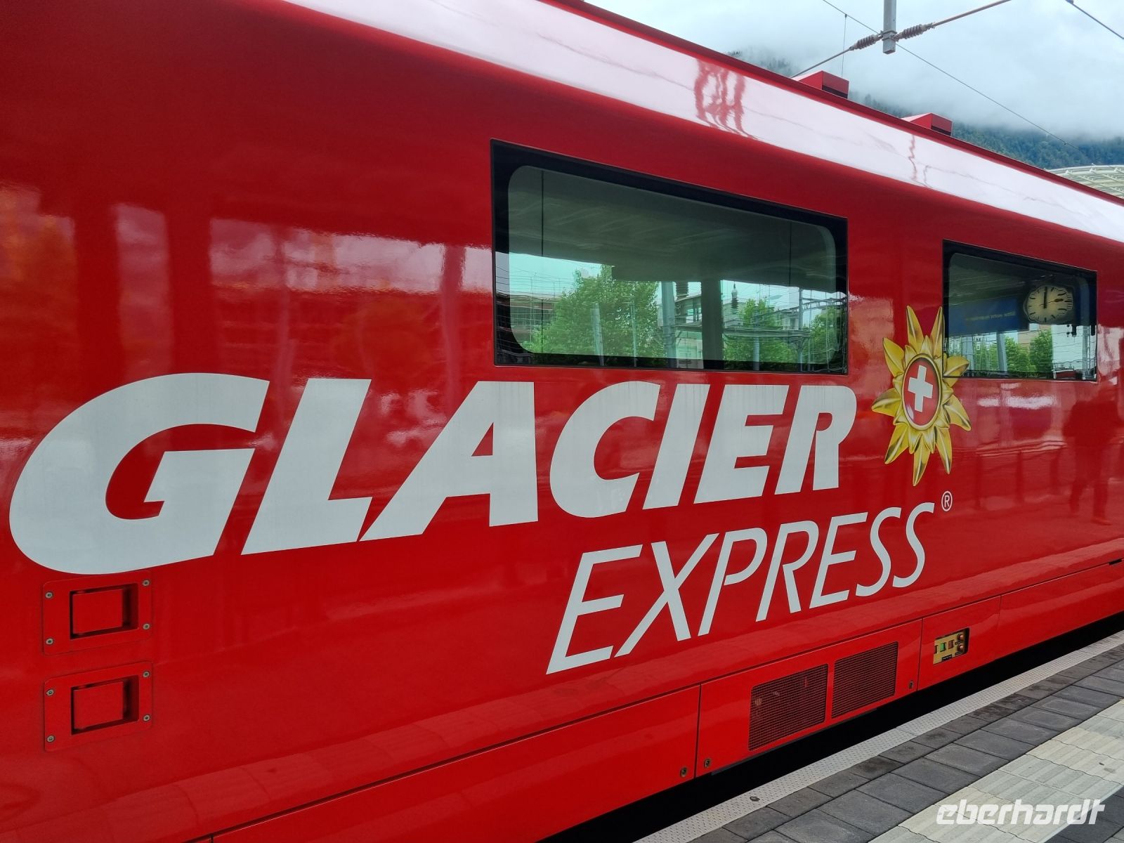 Fahrt mit dem Glacier-Express... 