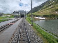 Fahrt mit dem Glacier-Express... (Oberalppass)