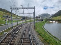 Fahrt mit dem Glacier-Express... (Oberalppass)