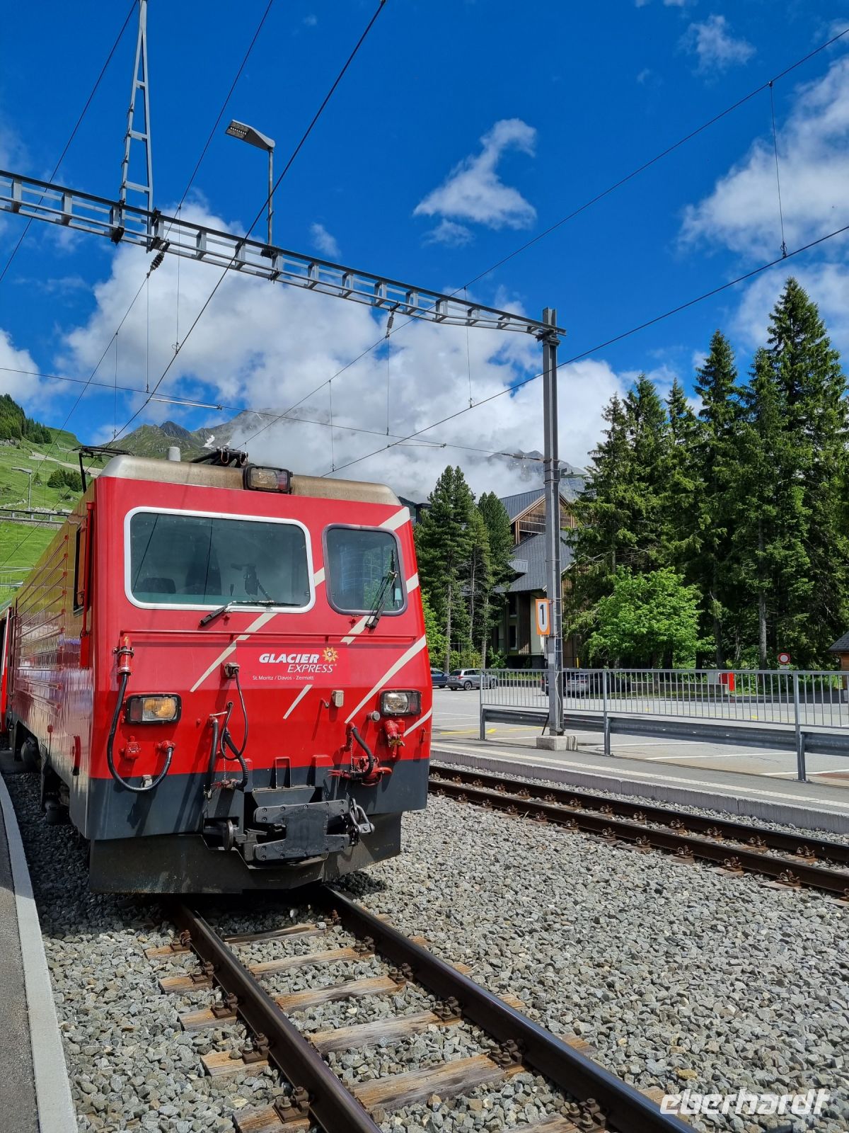 Fahrt mit dem Glacier-Express... 