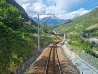 Fahrt mit dem Glacier-Express... (Mattertal)