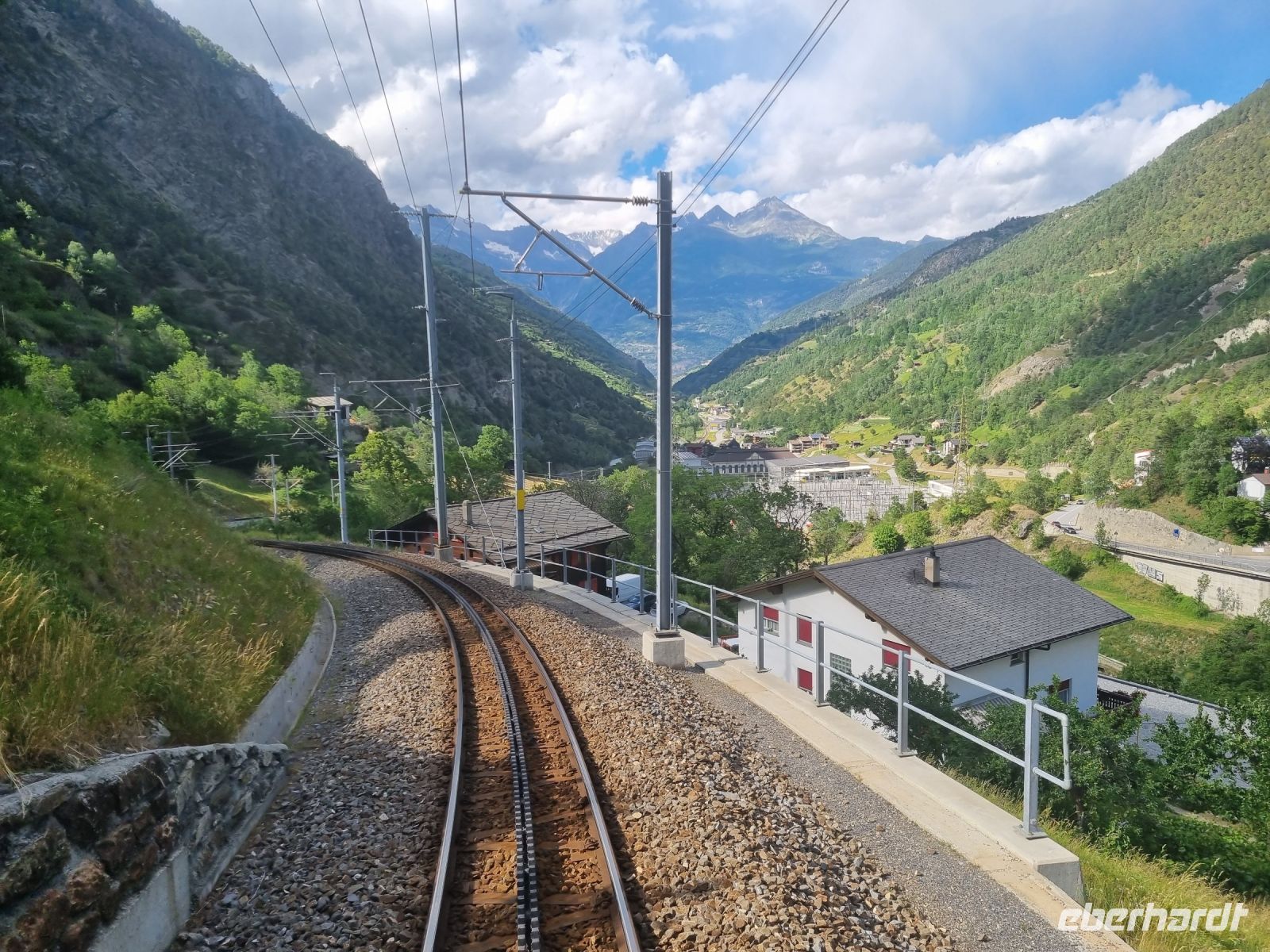 Fahrt mit dem Glacier-Express... (Mattertal)
