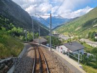 Fahrt mit dem Glacier-Express... (Mattertal)