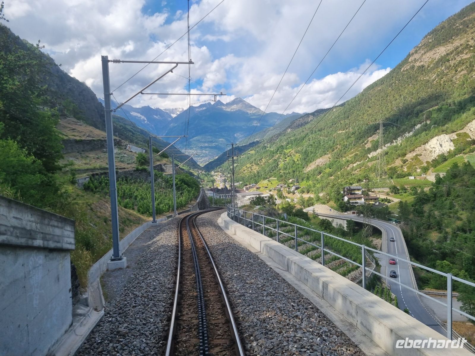 Fahrt mit dem Glacier-Express... (Mattertal)