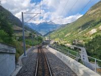 Fahrt mit dem Glacier-Express... (Mattertal)