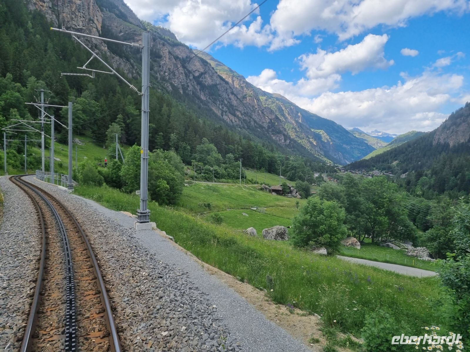 Fahrt mit dem Glacier-Express... (Mattertal)