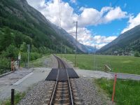 Fahrt mit dem Glacier-Express... (Täsch)