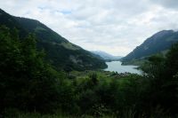 Blick auf den Lungerer See