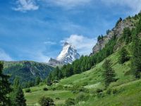Zermatt - Blick zum Matterhorn 