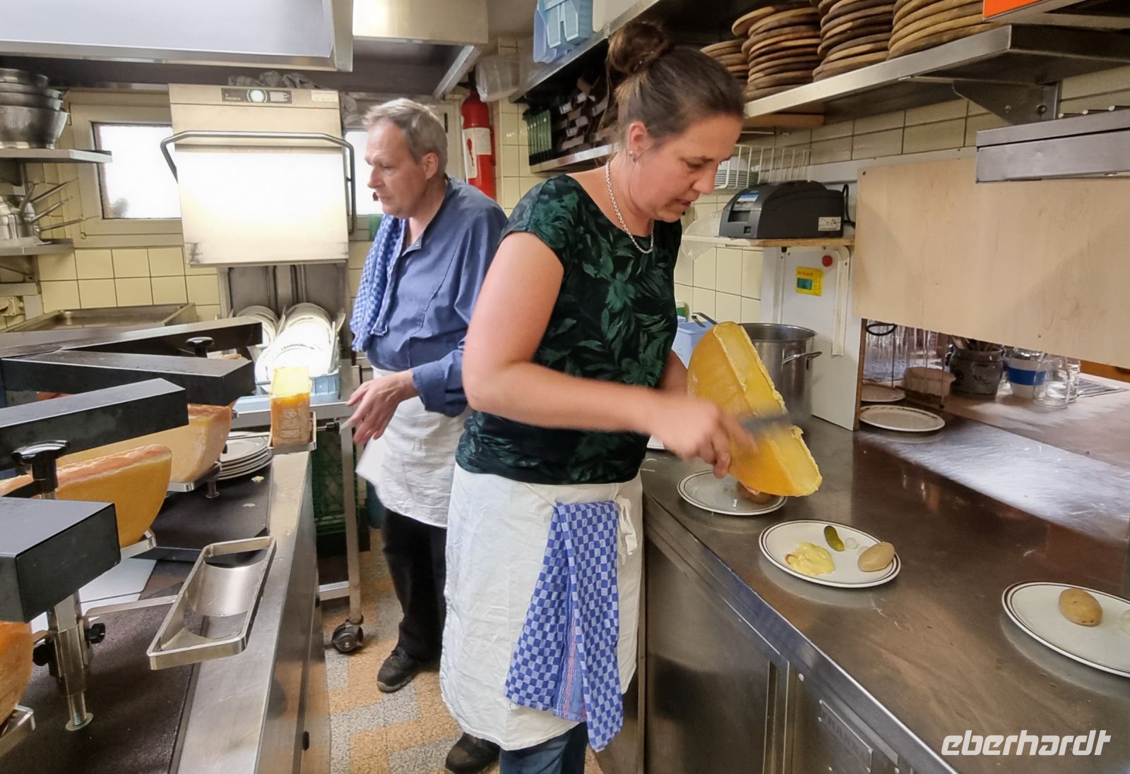 Zermatt - Raclette-Abendessen auf 