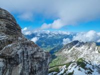 Fahrt mit der Säntis-Schwebebahn...