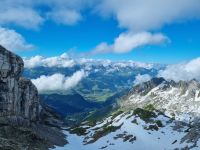 Fahrt mit der Säntis-Schwebebahn...