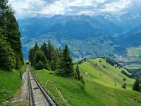 Auffahrt zum Niesen...