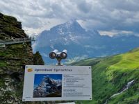 auf dem First... (First Cliff Walk) - Blick auf die Eigernordwand