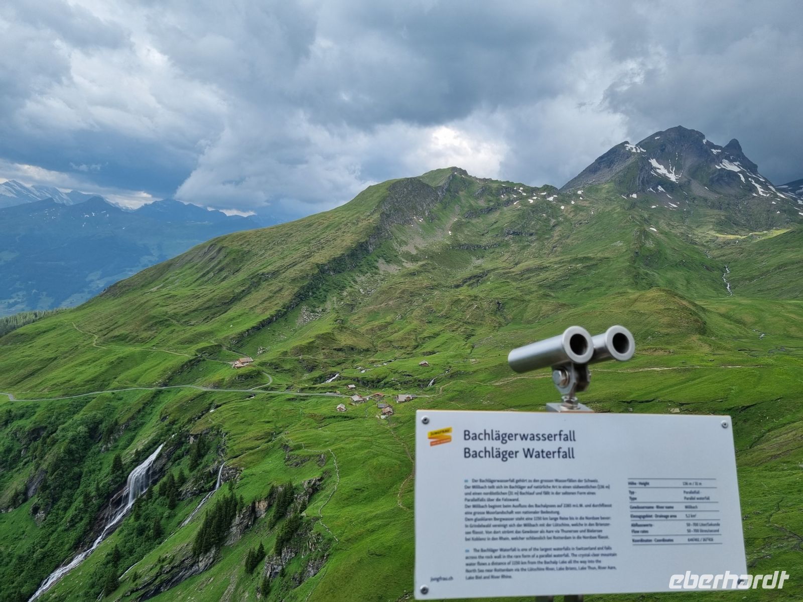 auf dem First... (First Cliff Walk) - Blick auf den Bachlägerwasserfall