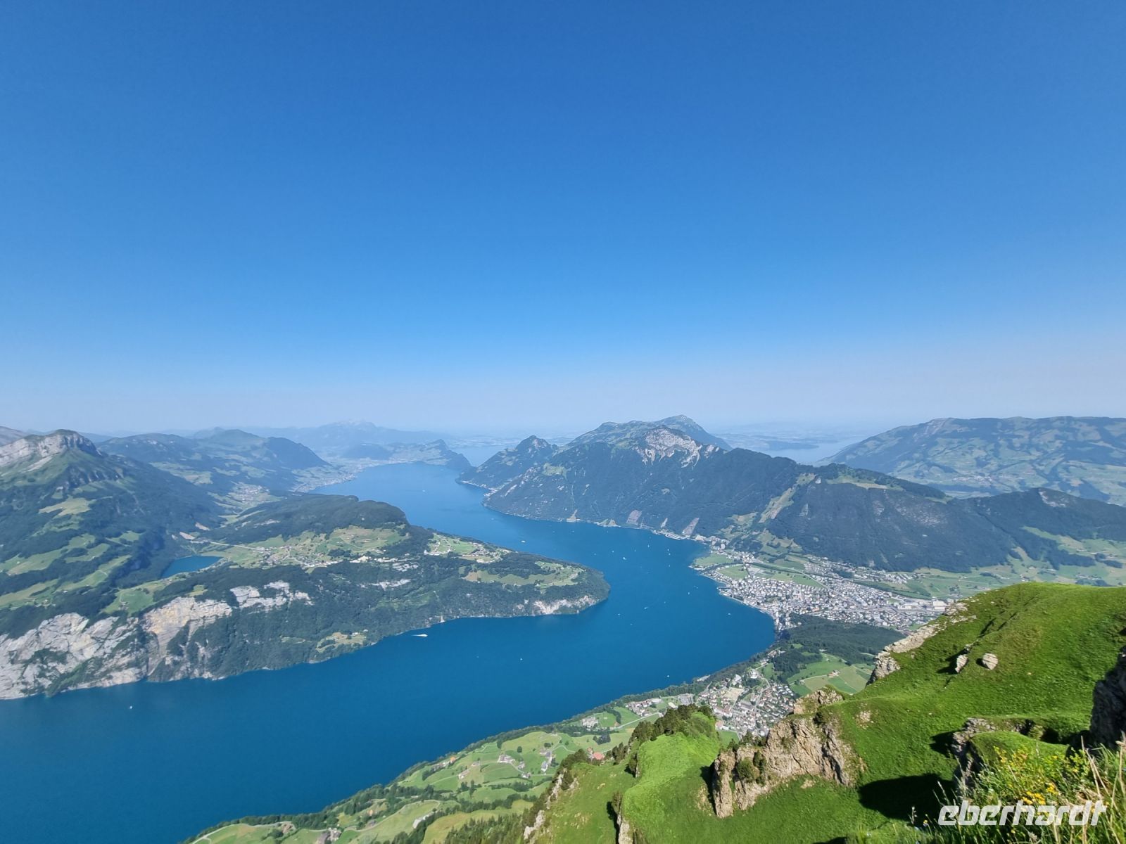 Fronalpstock - Blick zum Vierwaldstättersee 
