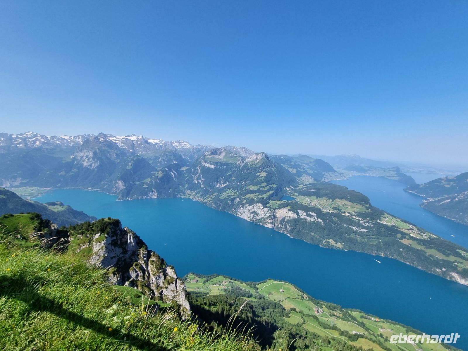 Fronalpstock - Blick zum Vierwaldstättersee 