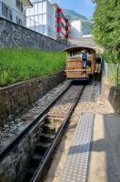 Stanserhorn - Nostalgische Standseilbahn zur Station 