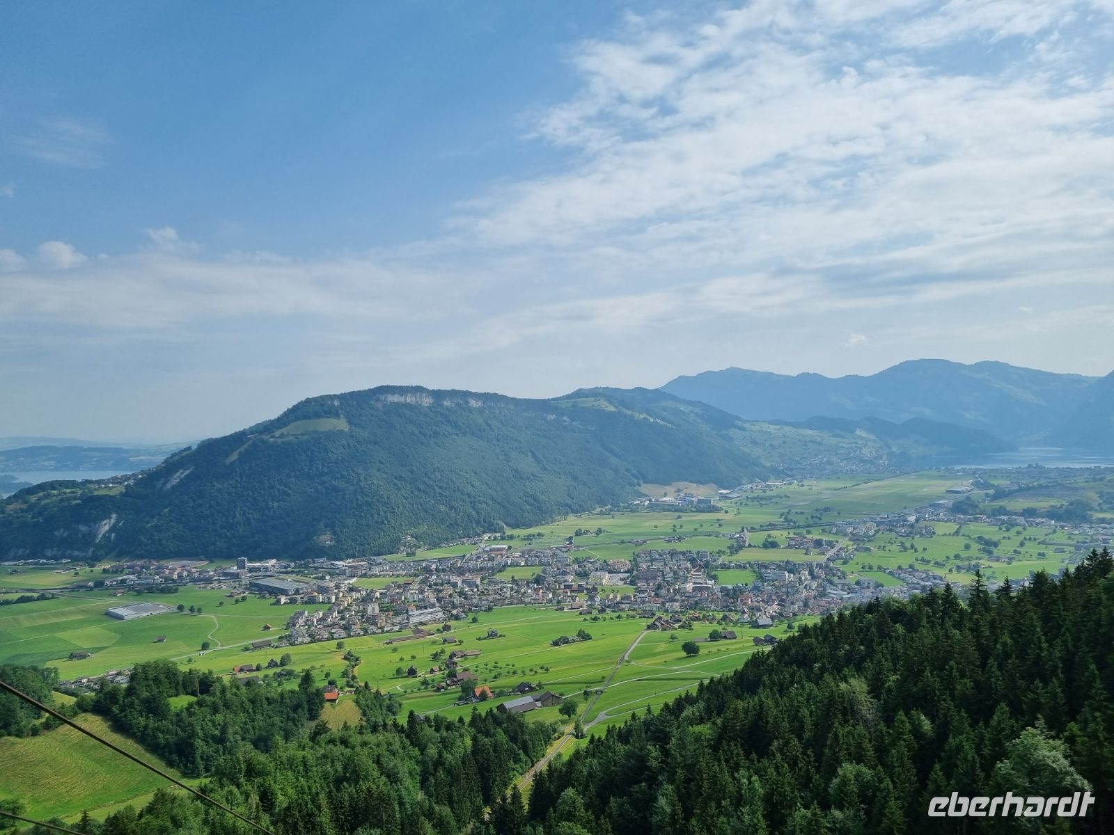 Stanserhorn - Fahrt mit der CabriO-Bahn...
